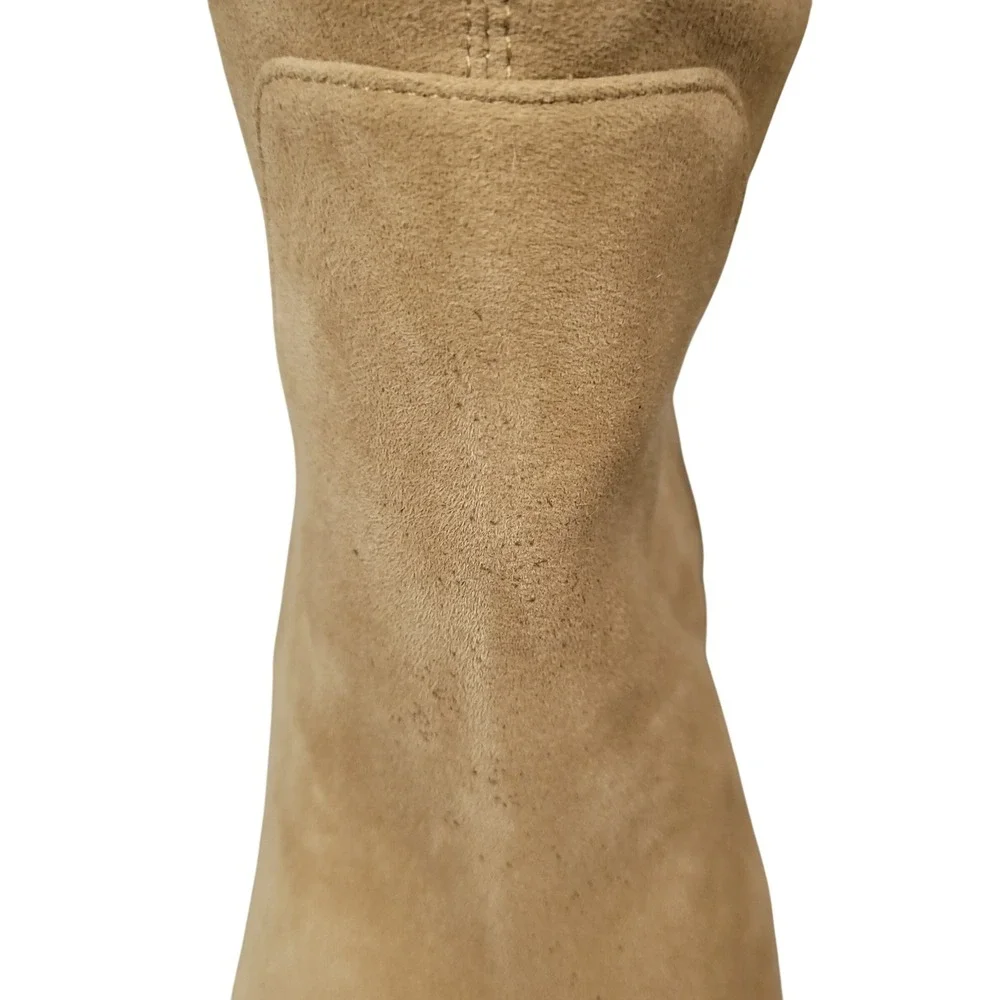 Vince Camuto Nestel Knee High Boots Womens Size 5M Tan Suede Western Fall Winter